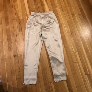Dana Buchman Beige Silk Pants